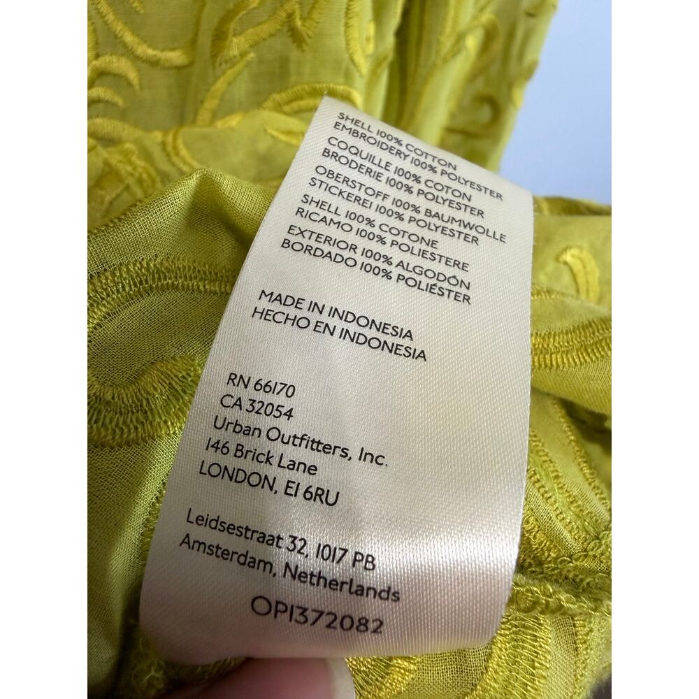 Pilcro Anthropologie Bella Embroidered Buttondown Blouse Line Relax Women's 2X - Picture 11 of 14